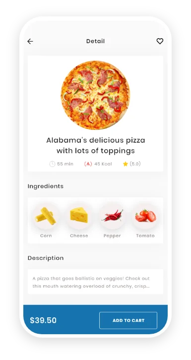 Dominos app screen
