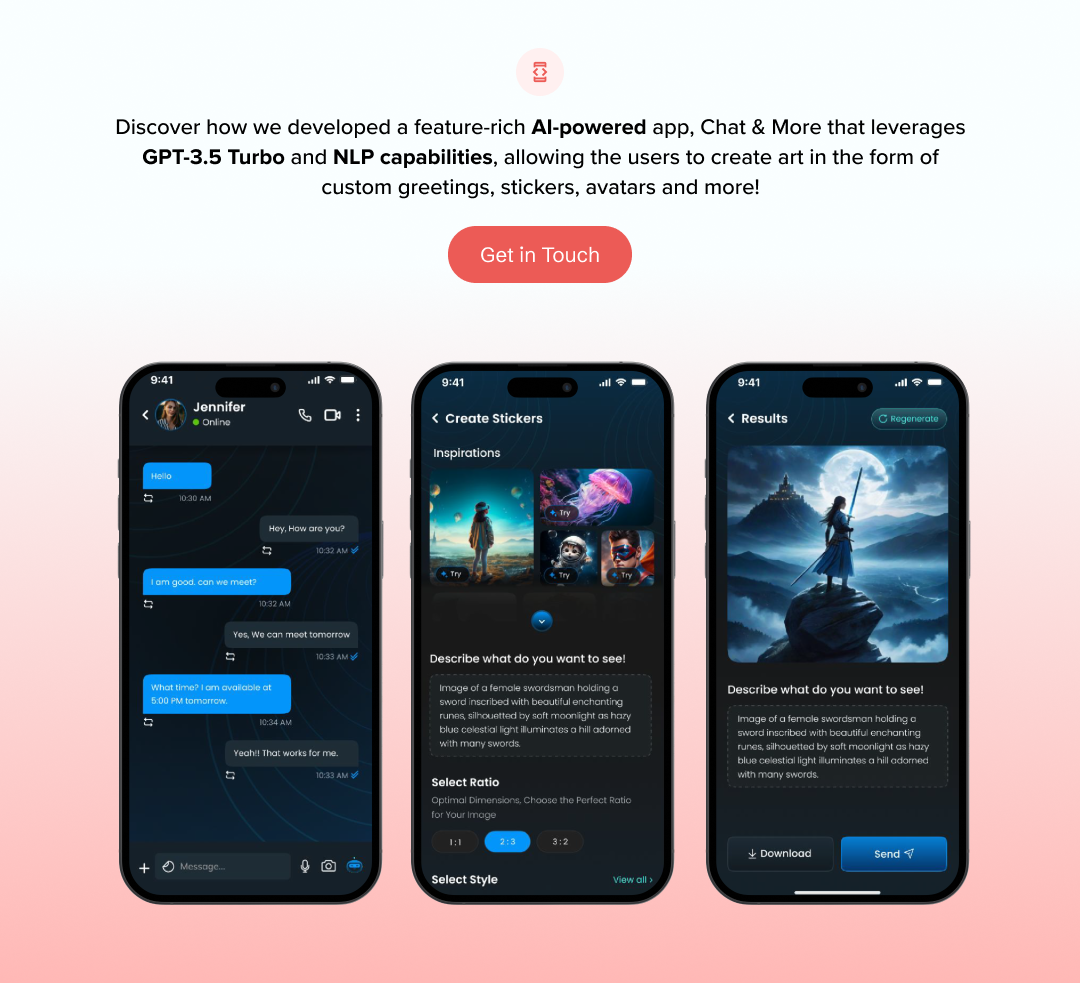 how we developed Chat & more app