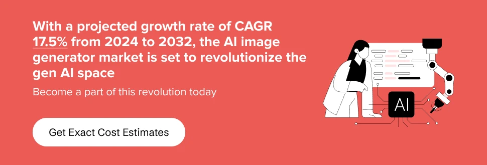 partner with us to get exact cost estimates to develop an AI generator app
