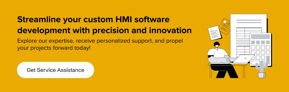 Explore our services to get started with HMI software development