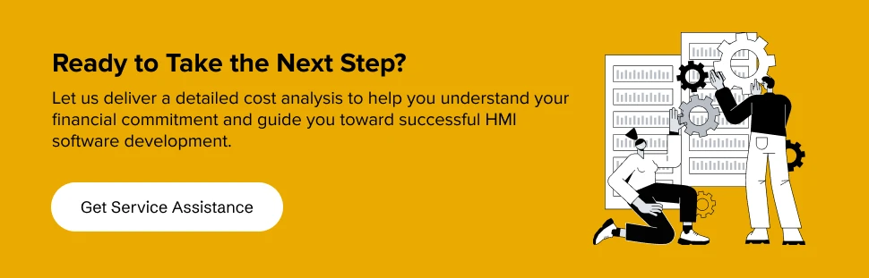 Request Your Full Cost Estimate of building custom HMI software