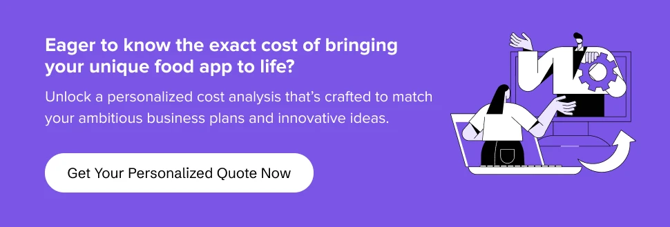 Partner with us to build a result-driven food app