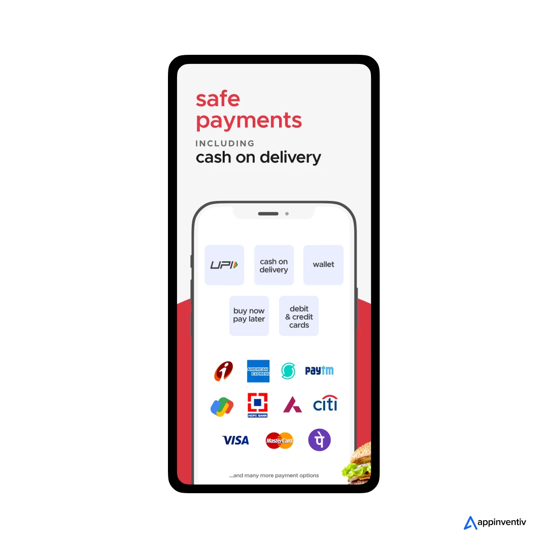 Different Payment modes