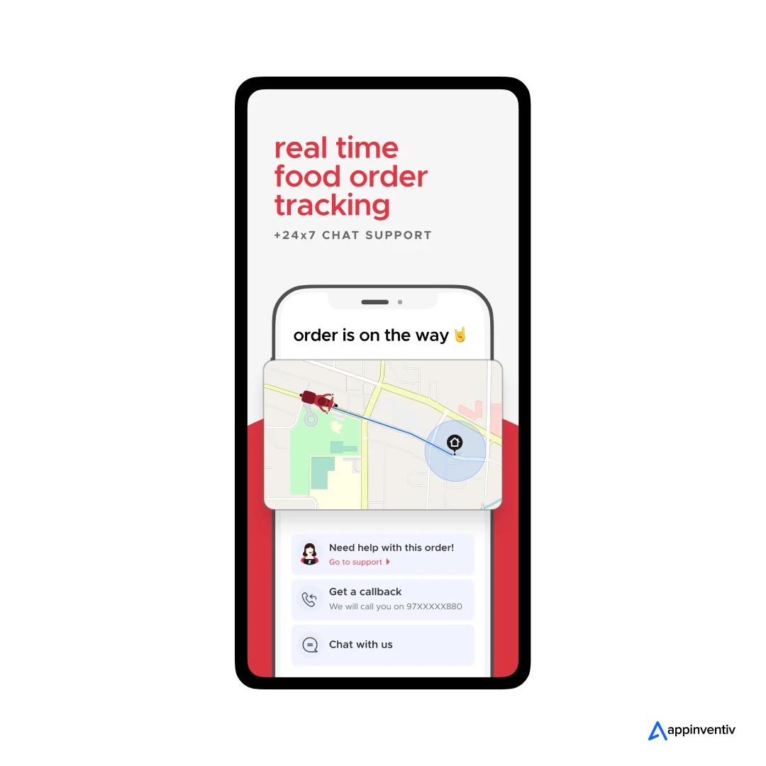 Real-time order tracking