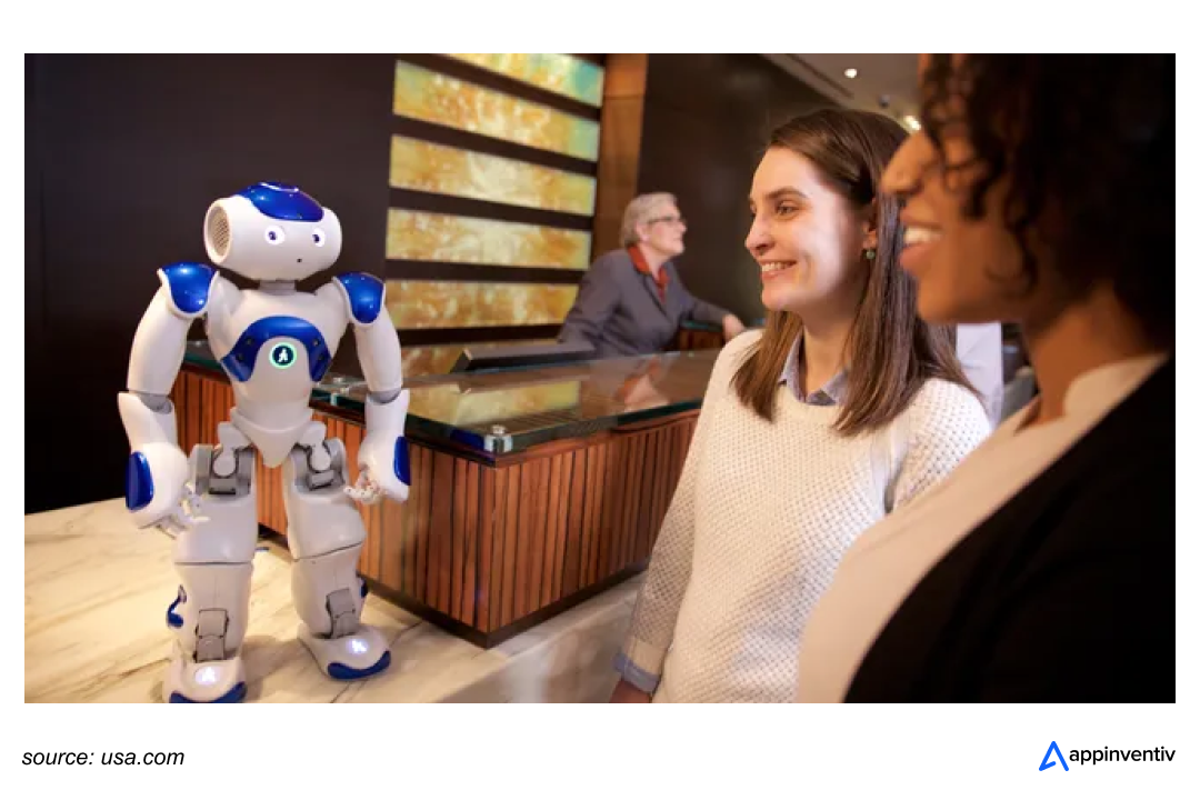 robot concierge connie in hilton hotels