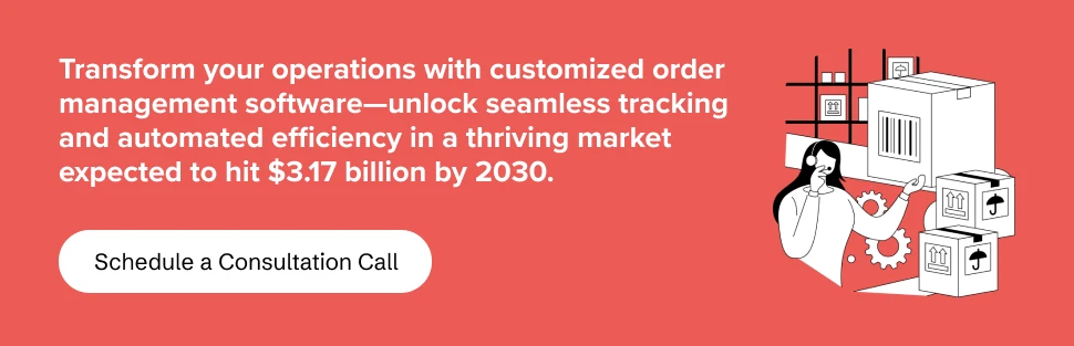 Collaborate with us for top-notch custom order management system development