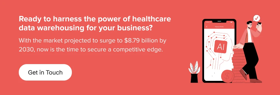 partner with us to harness the power of healthcare data warehousing for your business