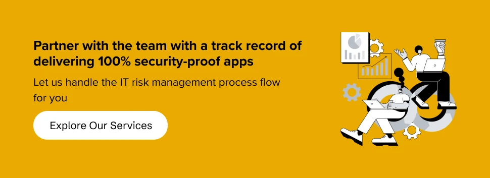 Explore our services to learn more about the IT risk management process