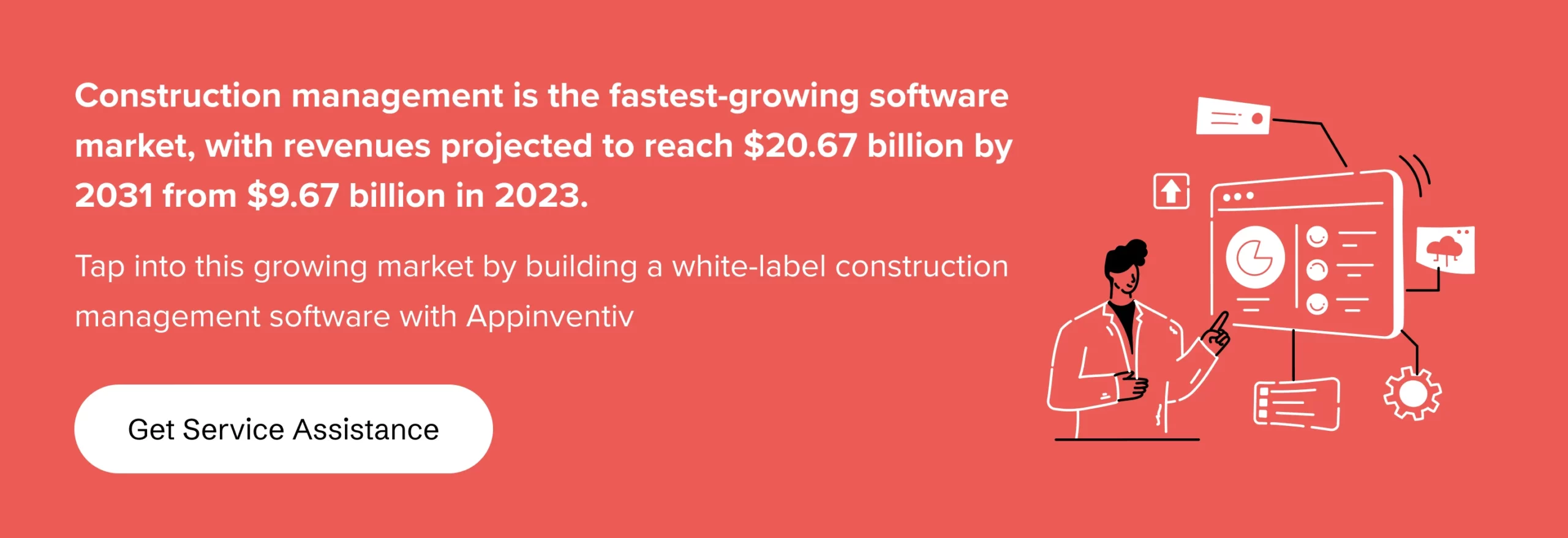 Get service assistance for construction safety software development