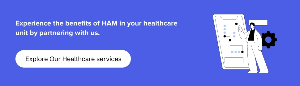 Experience the benefits of HAM in your healthcare unit by partnering with us