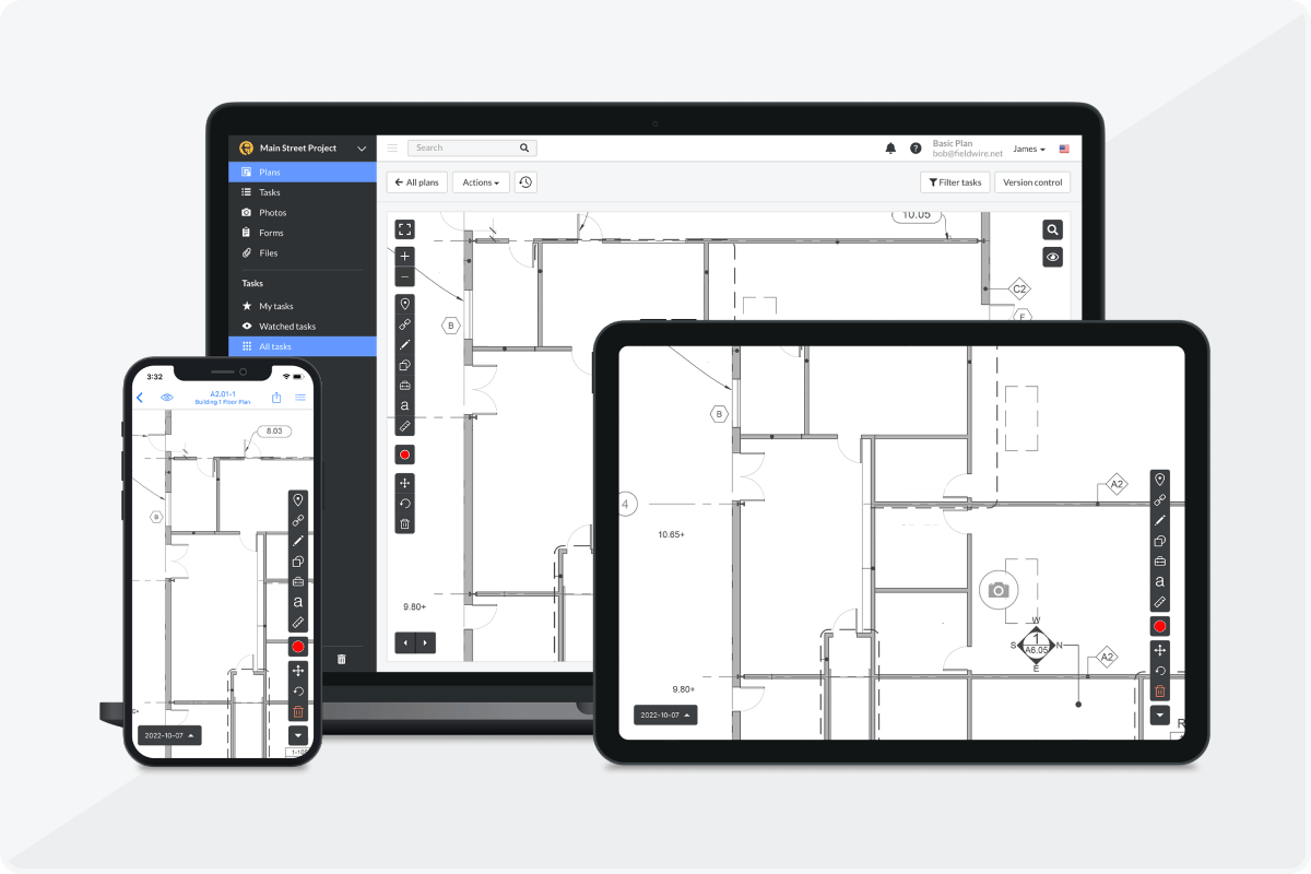 Manage your construction sites with Filedwire