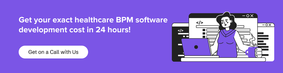 healthcare BPM software development cost