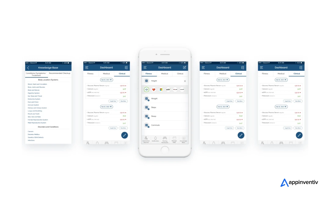 Soniphi app screen