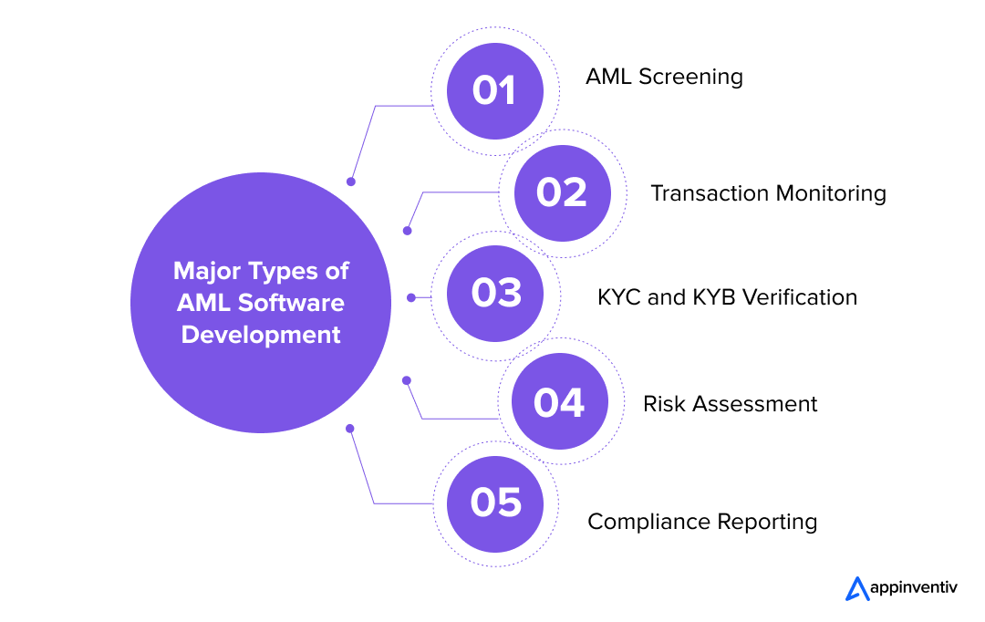 Major Types of AML Software Development
