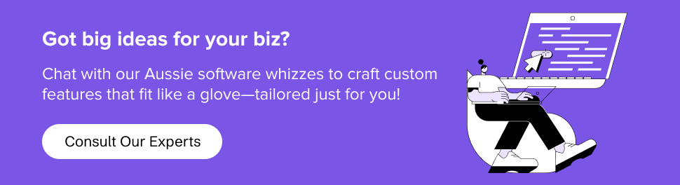 Discuss the Custom features you want to add to your software.