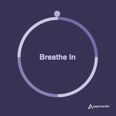  breathing exercises through app