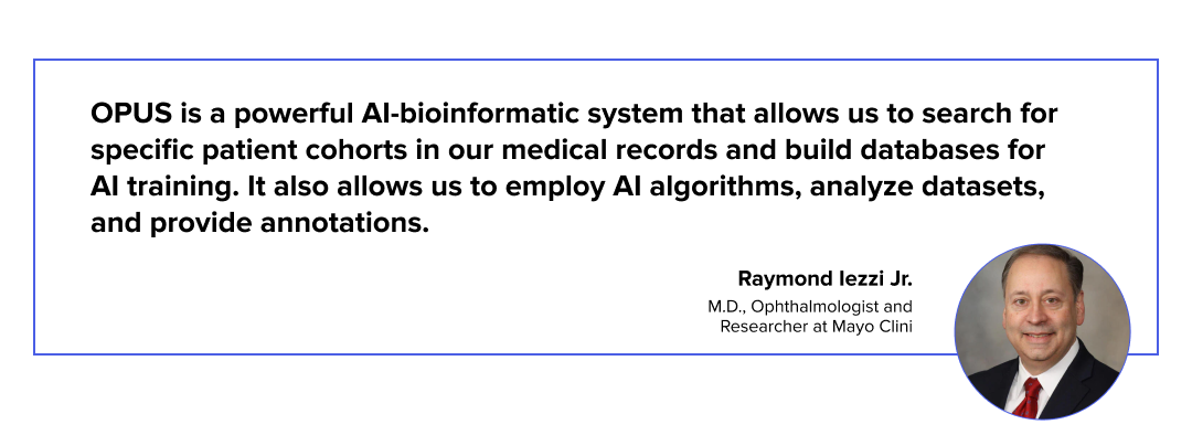 Transforming Ophthalmic Care with AI by Raymond Iezzi Jr., M.D., Ophthalmologist and Researcher at Mayo Clinic 