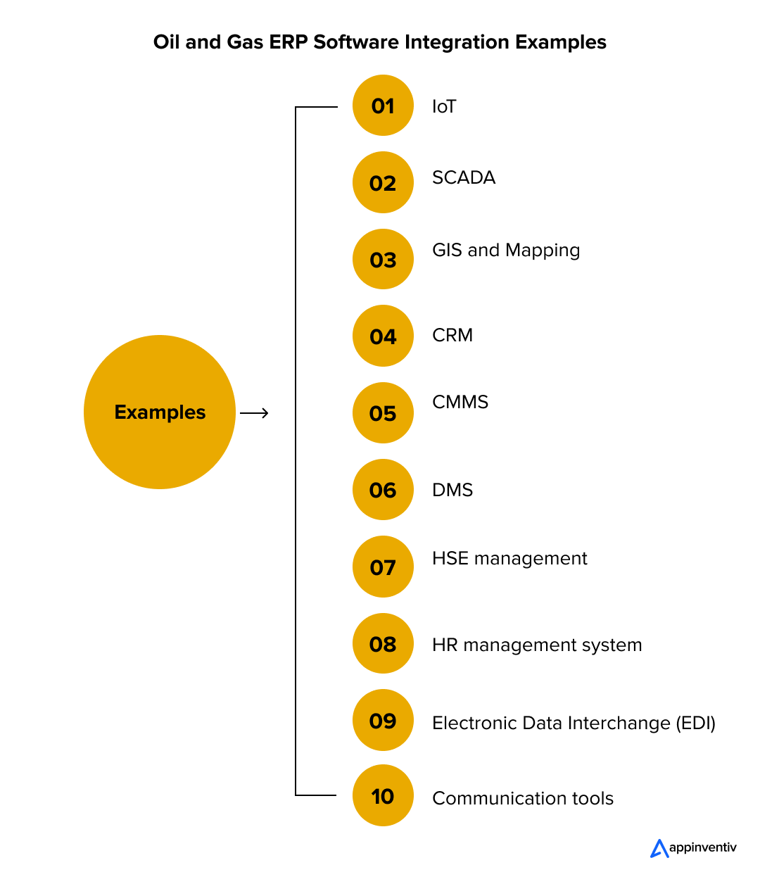 Oil and Gas ERP Software Integration Examples