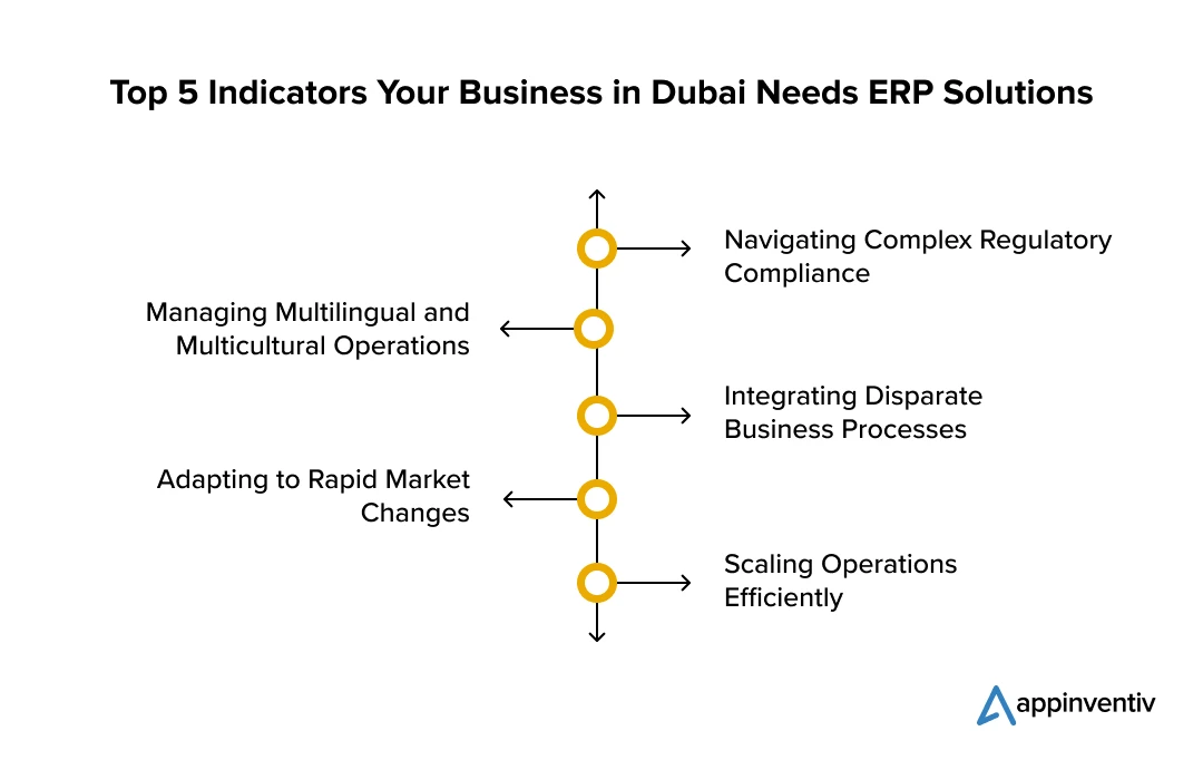 Top 5 Indicators Your Business in Dubai Needs ERP Solutions