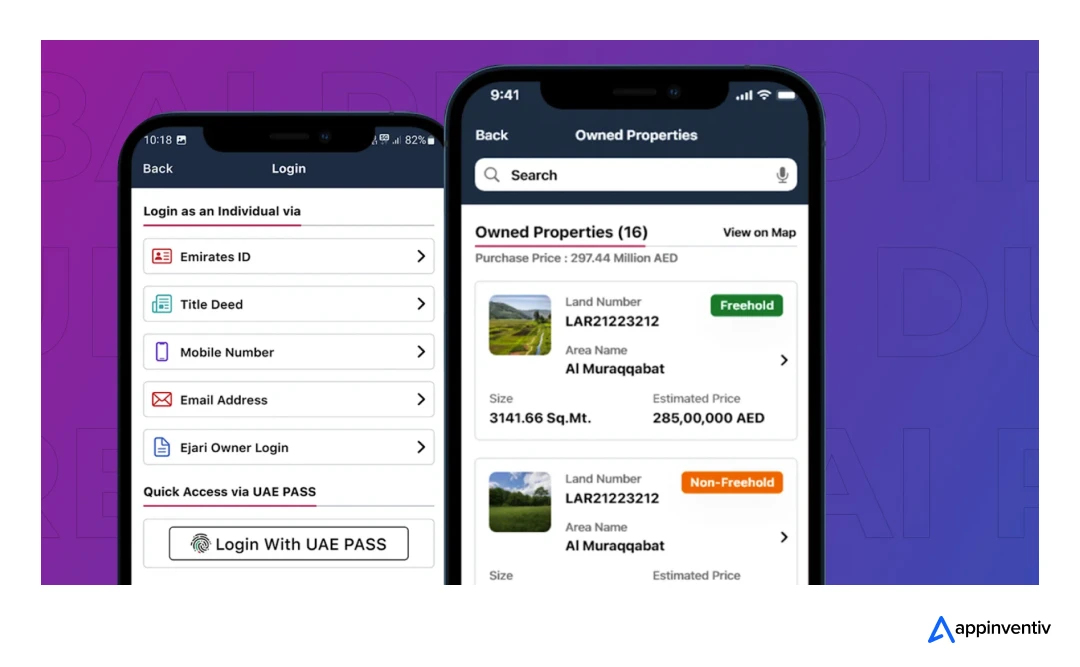 Extensive Property Listings feature