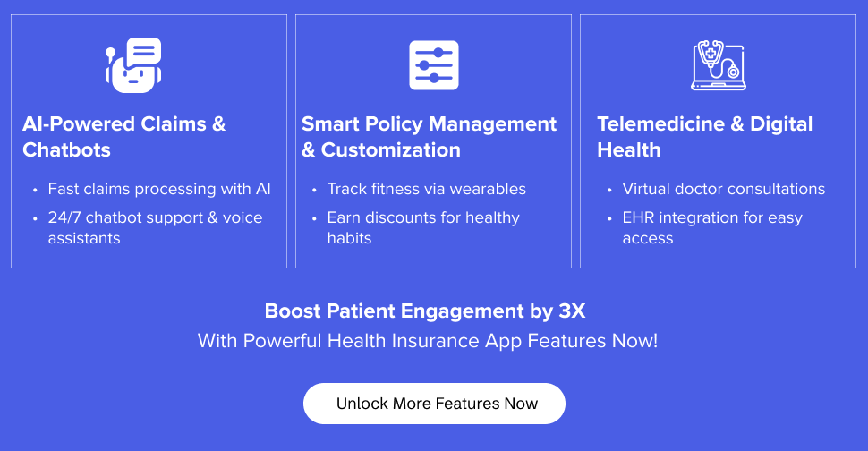 Boost Patient Engagement 3X With Powerful Health Insurance App Features Now! 