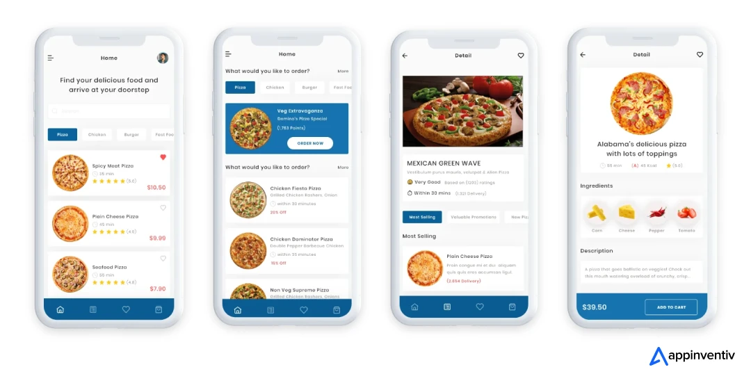 Domino’s App Screen