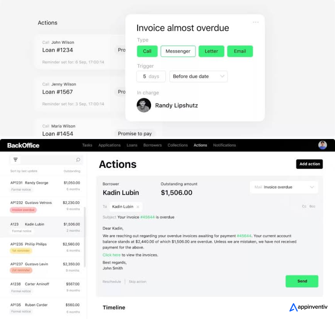 design elements of debt collection software