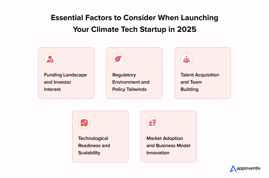 Factors to Consider When Launching Your Climate Tech Startup 